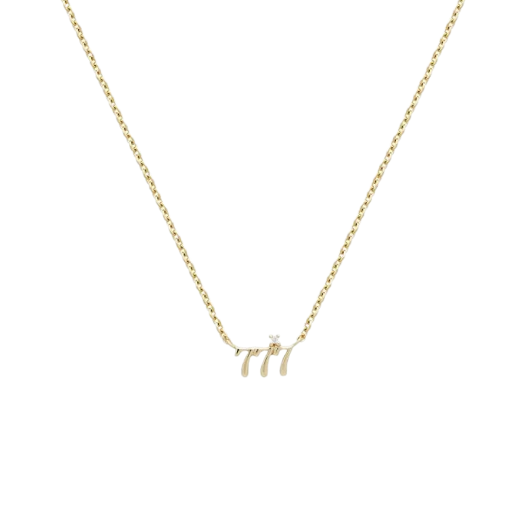 777 Angel Number Necklace
