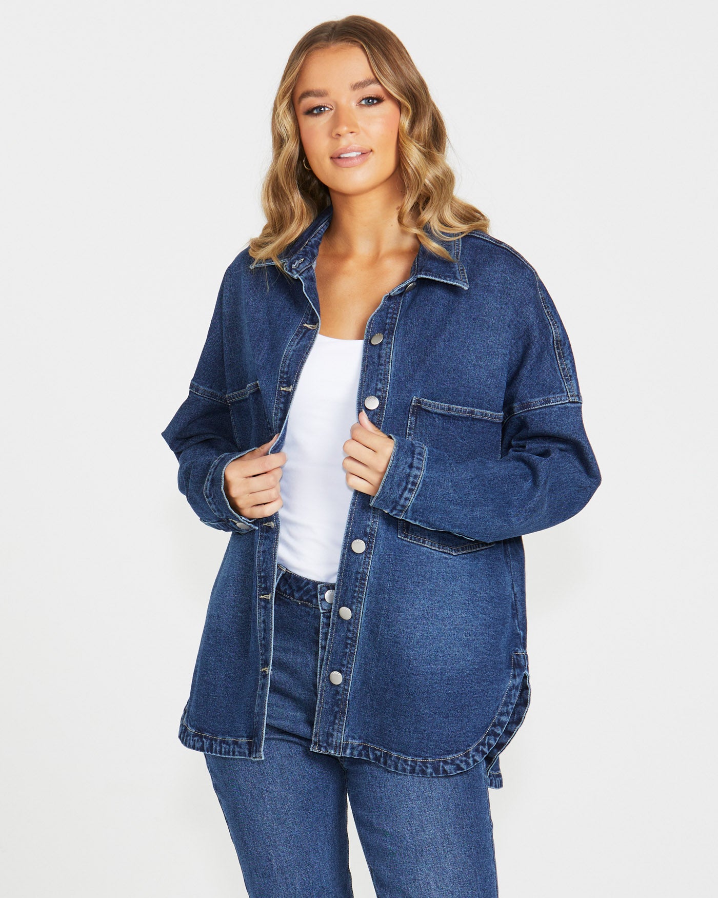Jasmine Denim Jacket in Indigo Wash