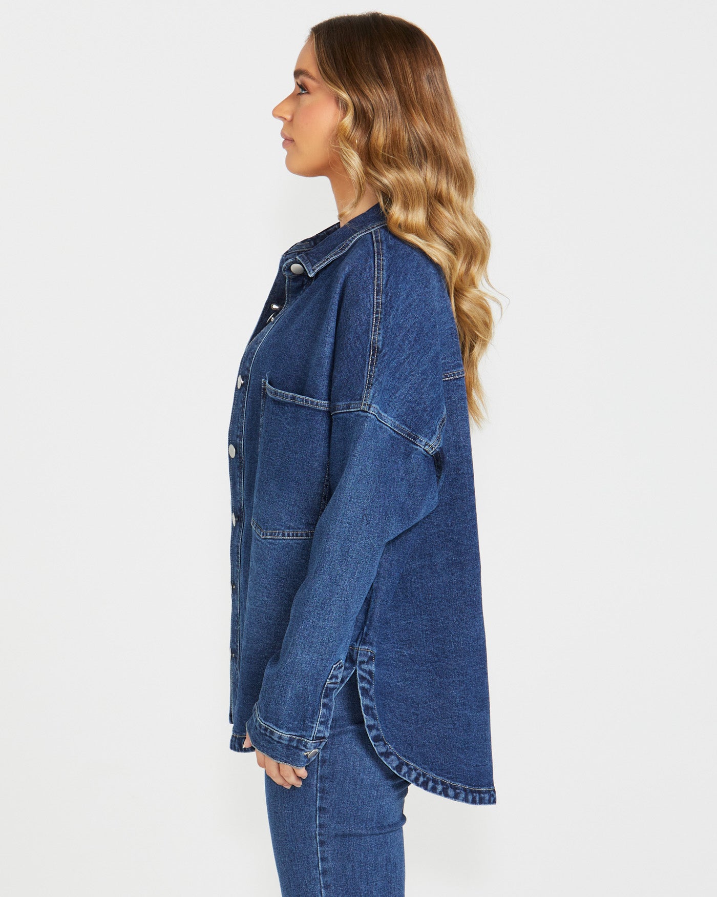 Jasmine Denim Jacket in Indigo Wash