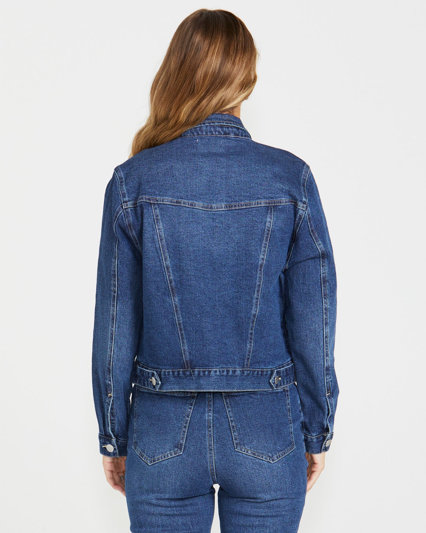 Darcy Denim Jacket in Indigo Wash Blue