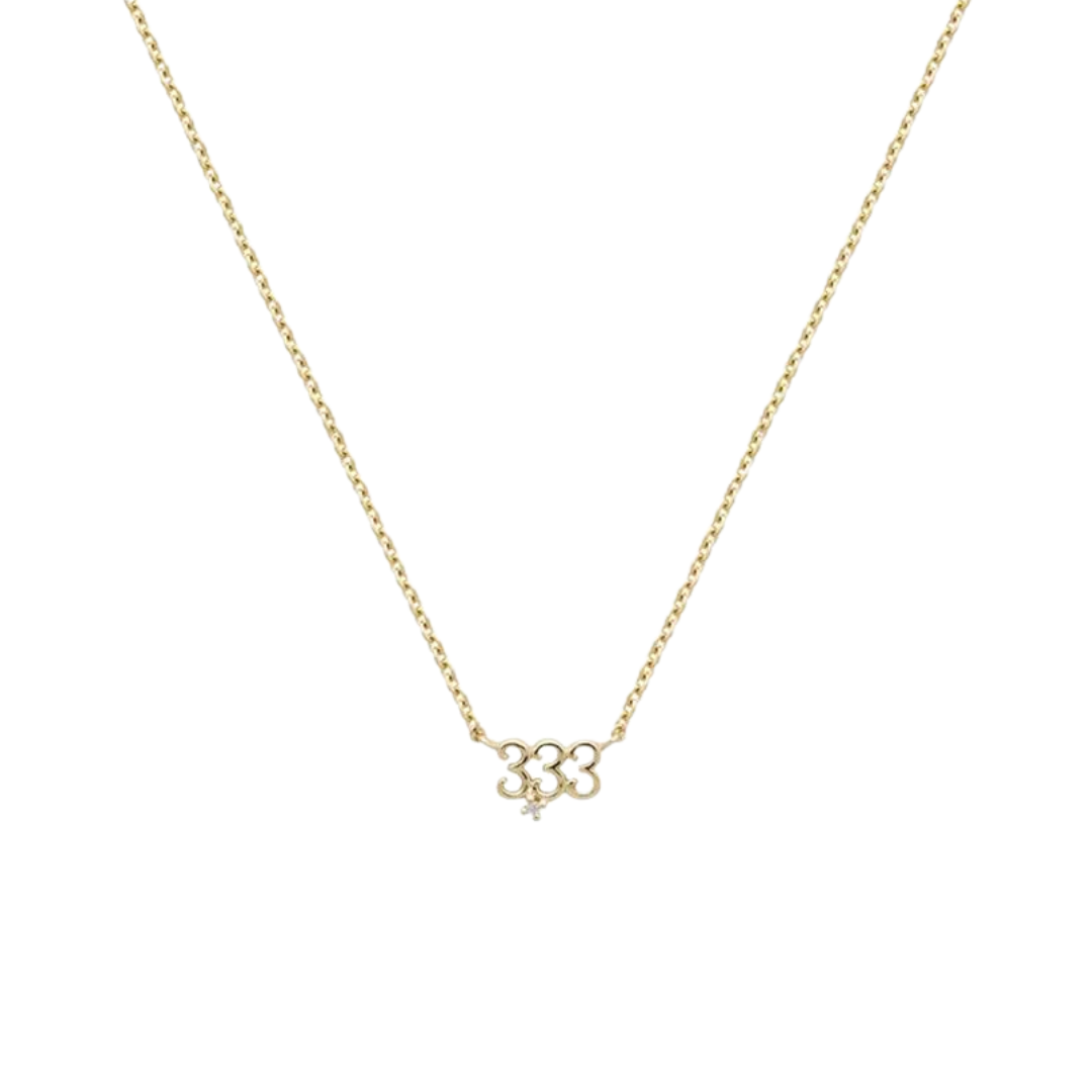 333 Angel Number Necklace