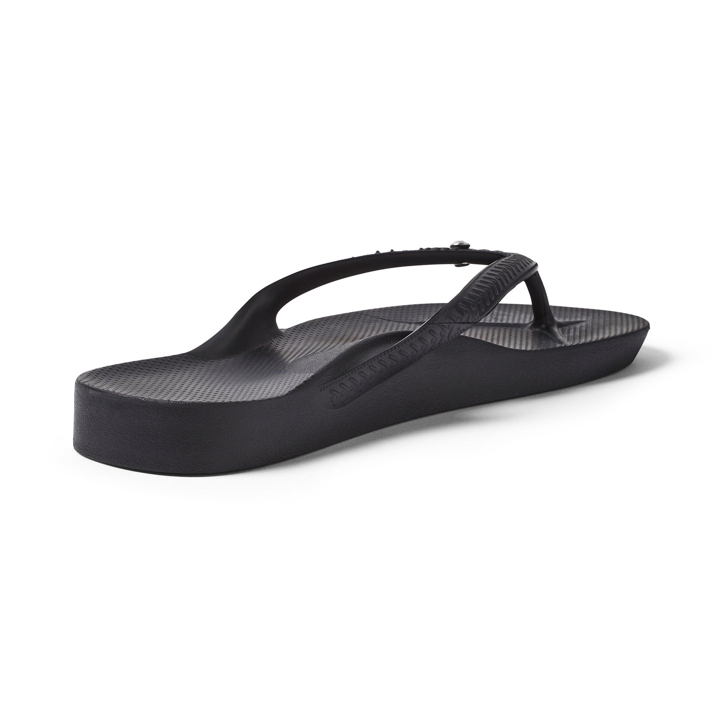 Archies Arch Support Thongs: Black Crystal
