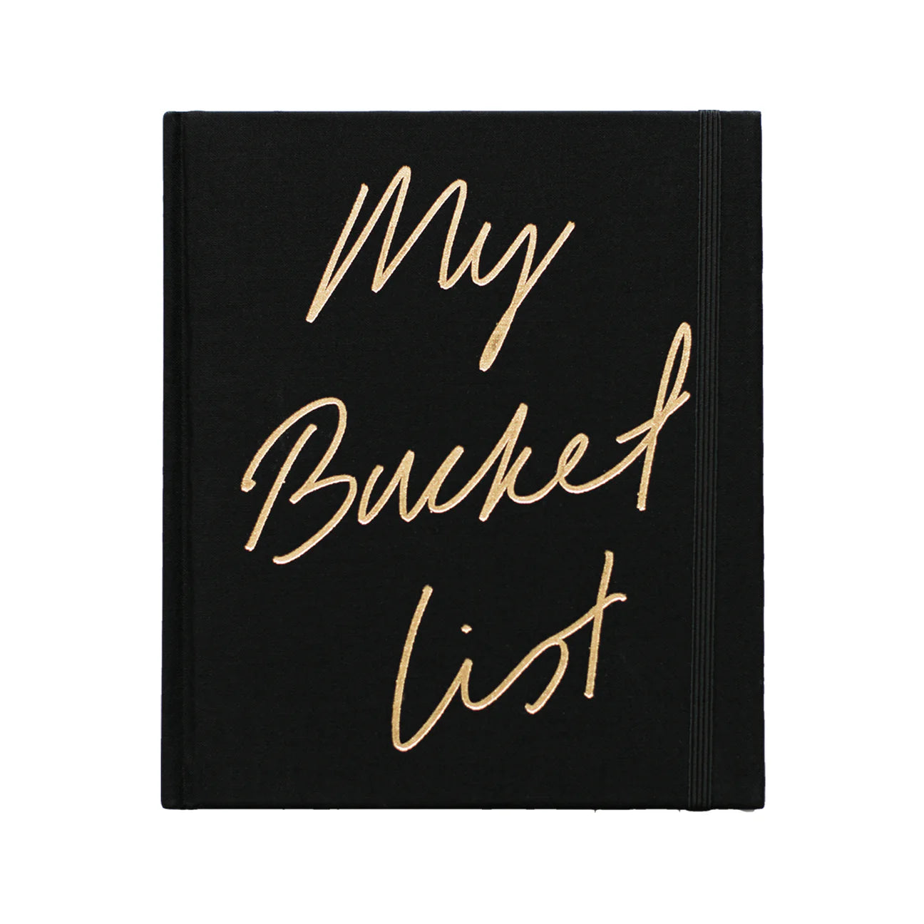 Journal: My Bucket List in Black Cloth