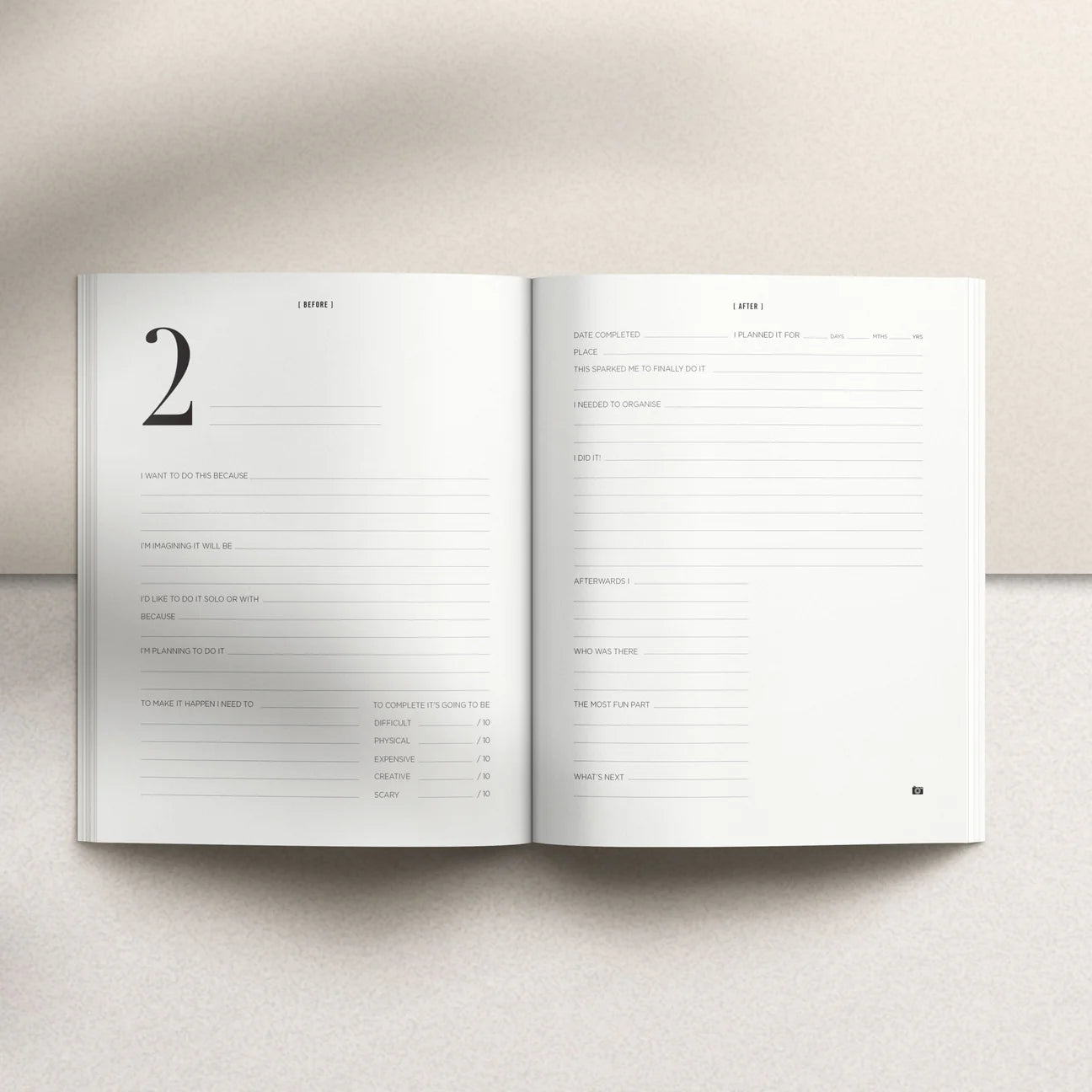 Journal: My Bucket List in Oat Cloth