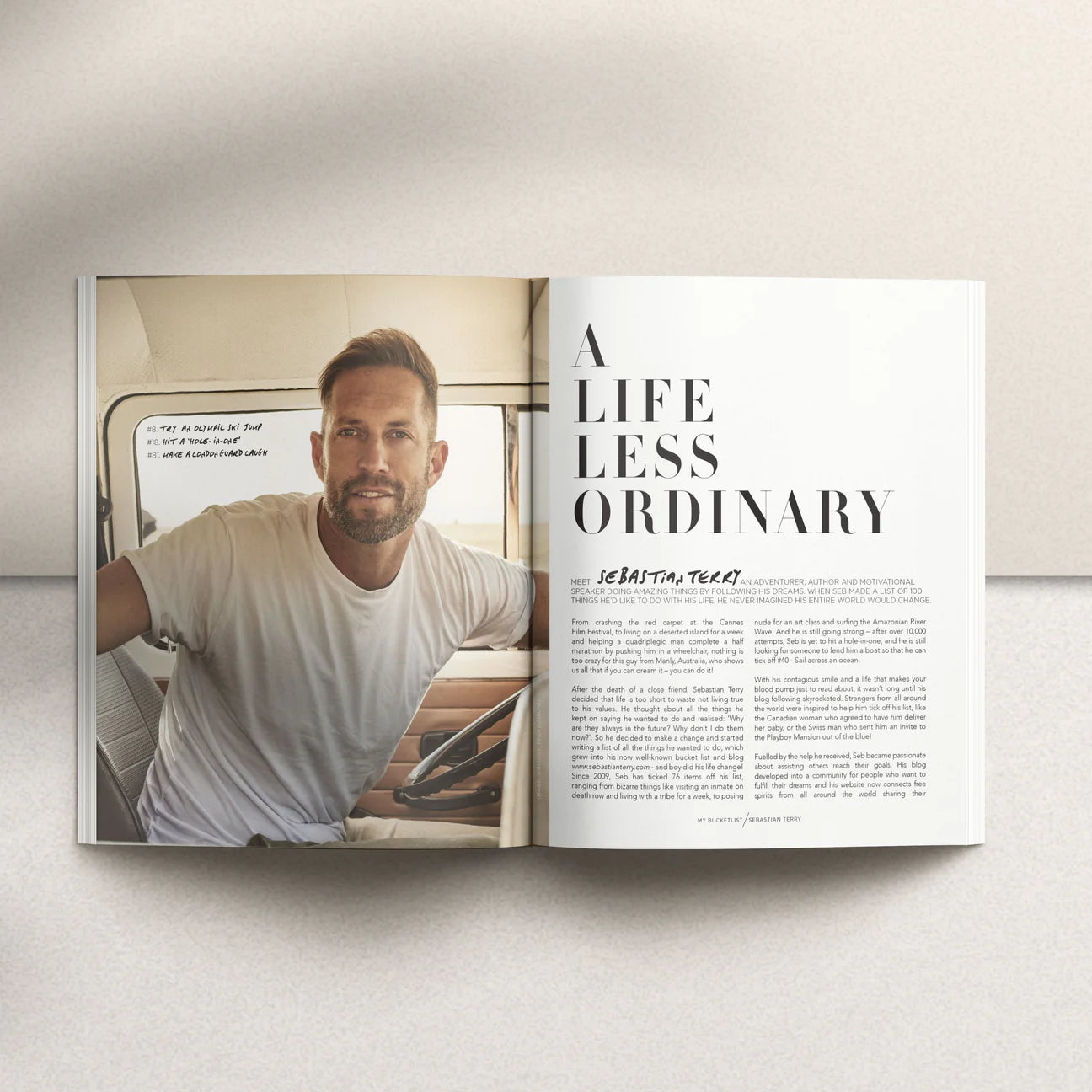Journal: My Bucket List in Oat Cloth