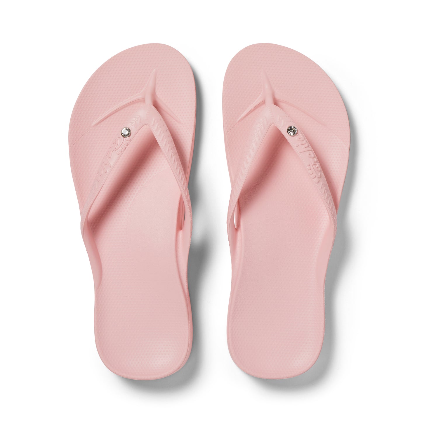 Archies Arch Support Thongs: Pink Crystal