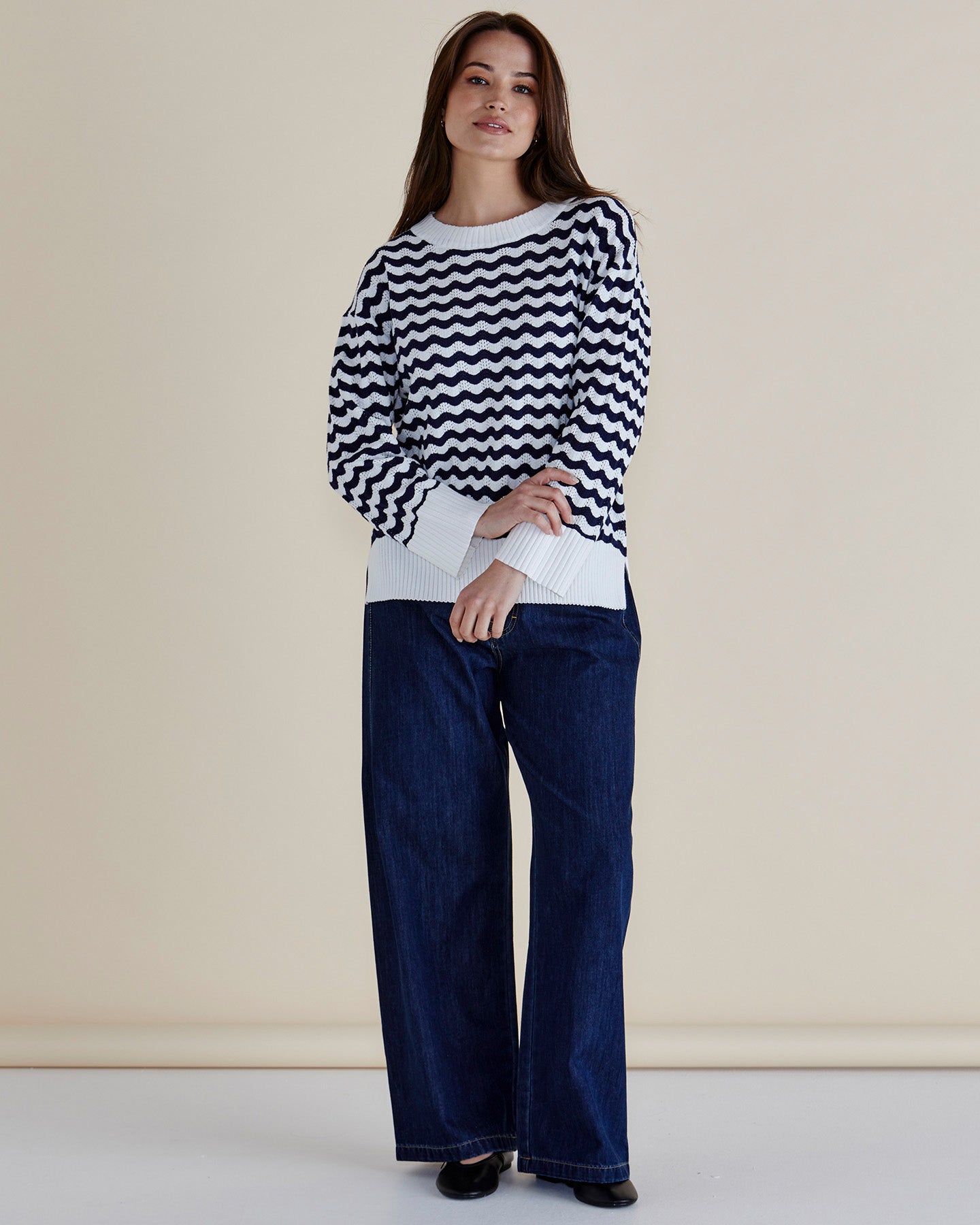Ember Stripe Lightweight Knit by Betty Basics