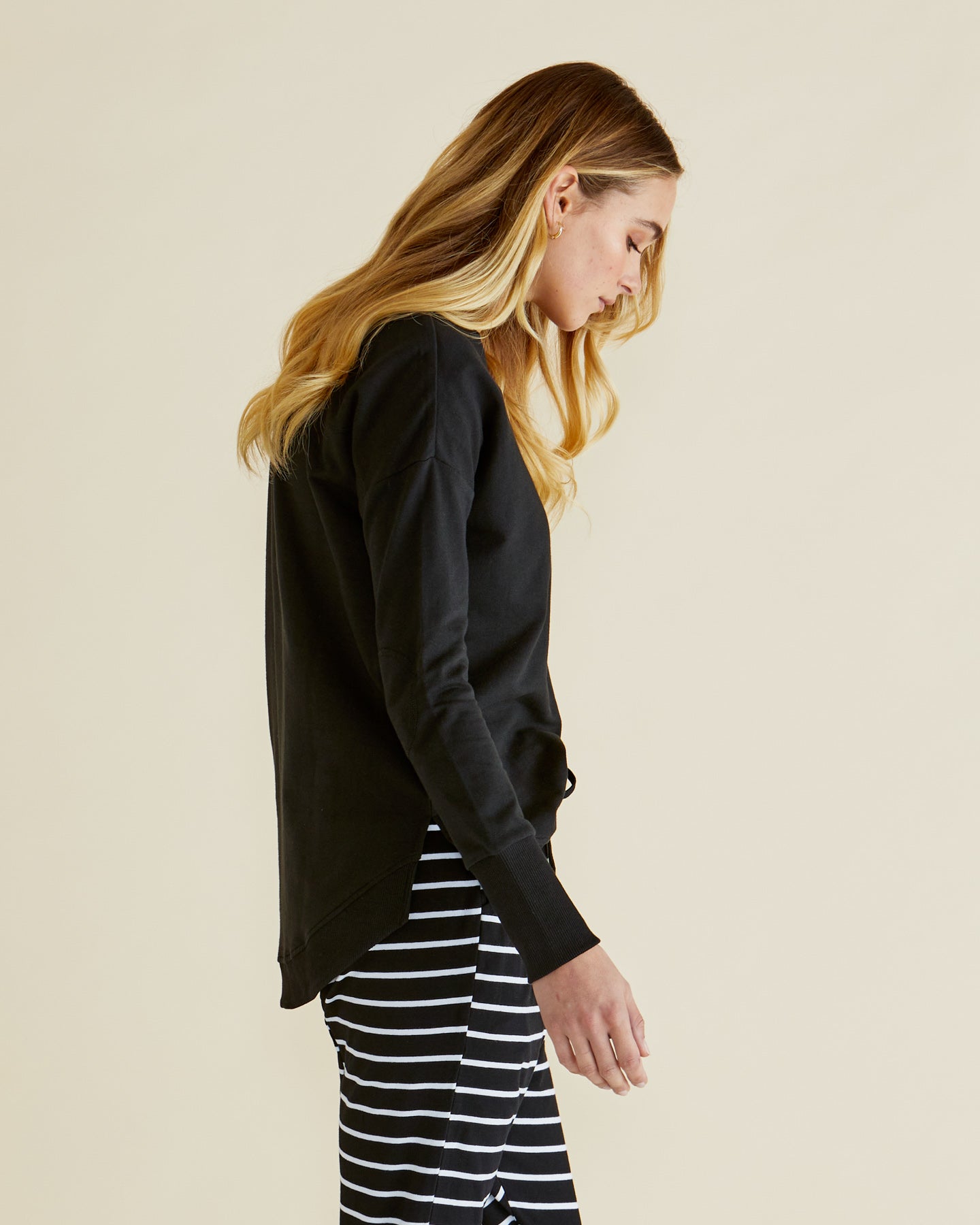 Black Crew Neck by Betty Basics