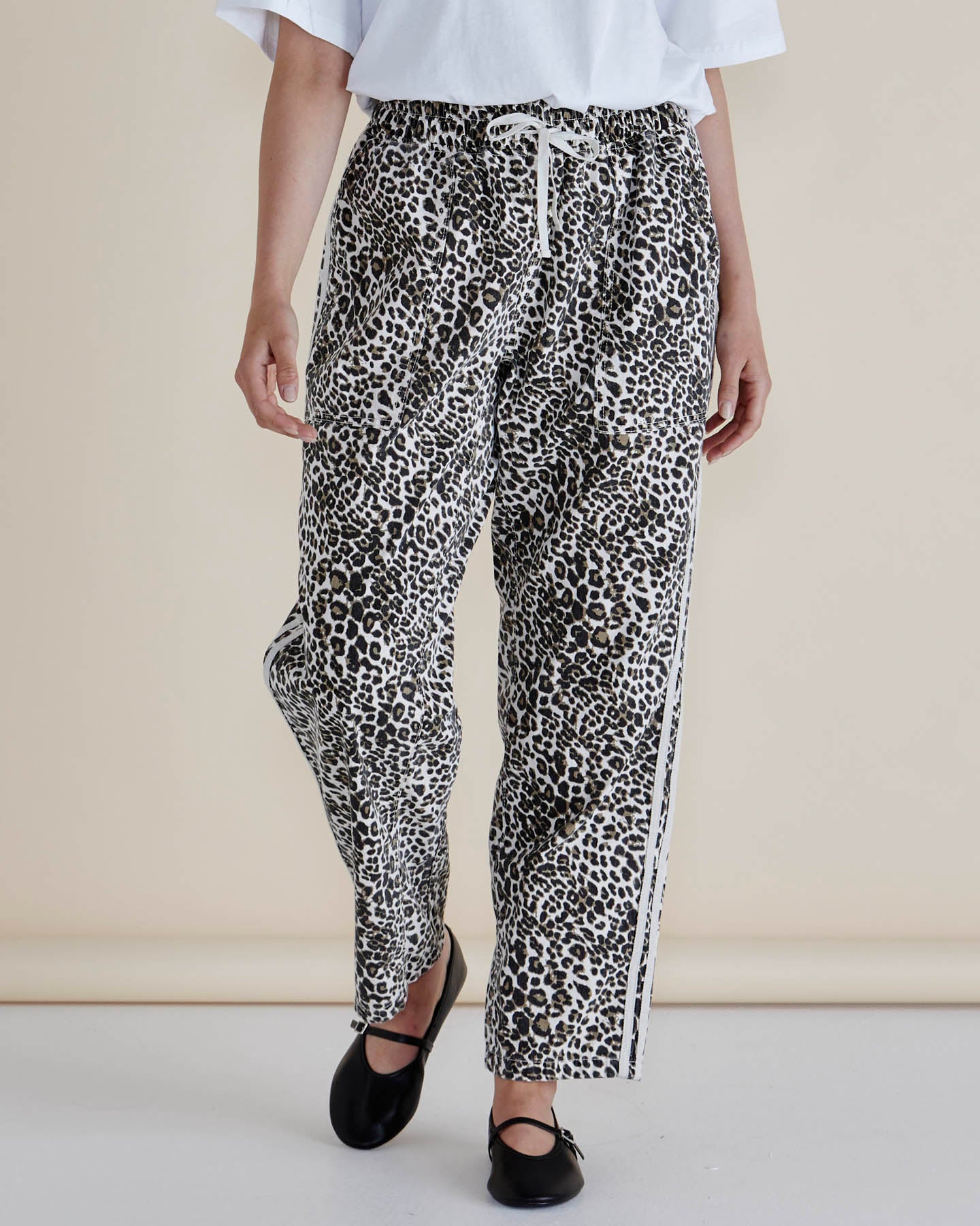 Quinn Animal Print Jogger by Betty Basics