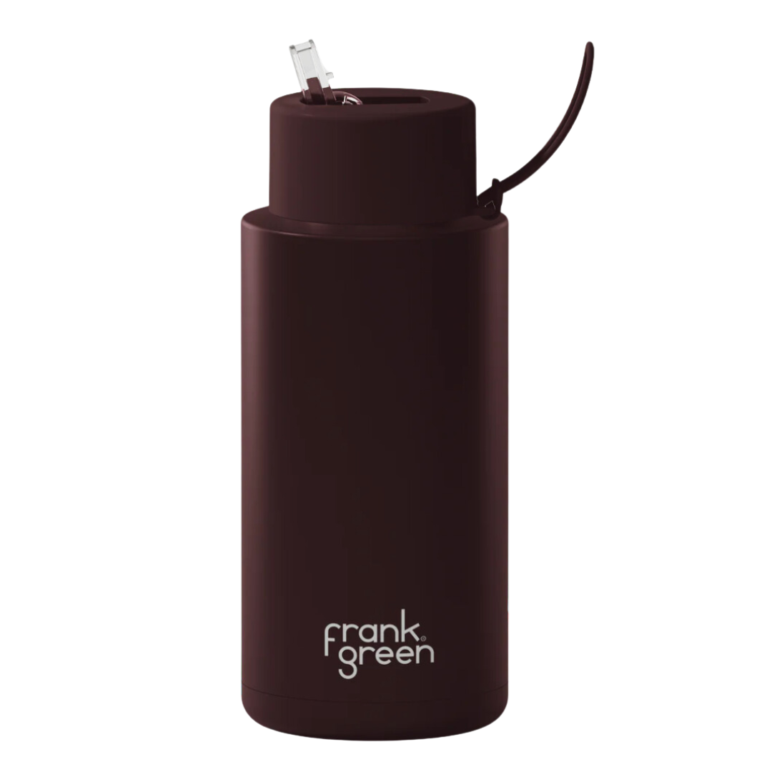 Frank Green Drink Bottle in Chocolate 1L