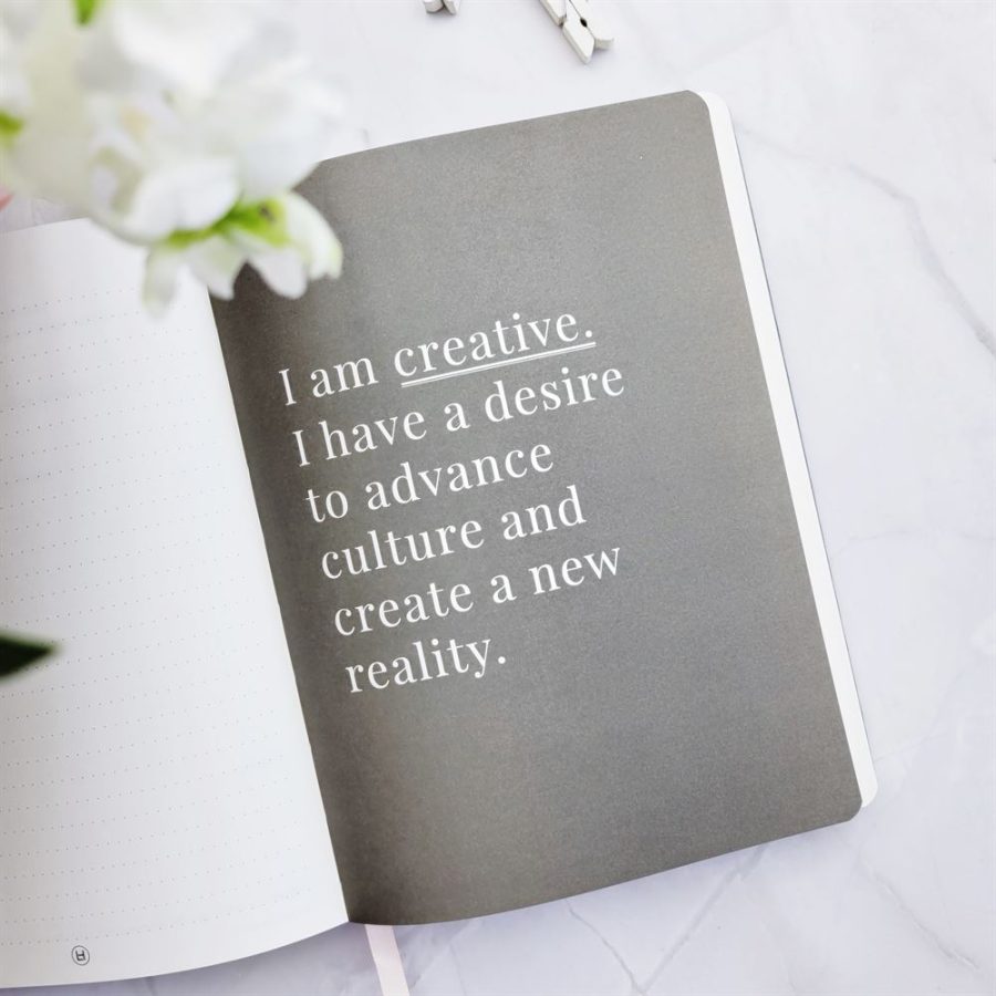Day Organiser - Make Your Mark 'Set For Success' Daily Planner Journal Ivory