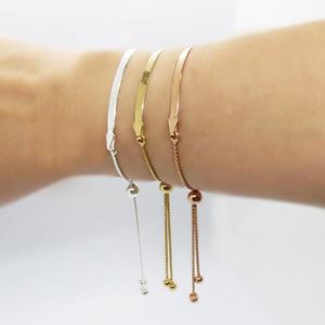 Herringbone Lariat Bracelet