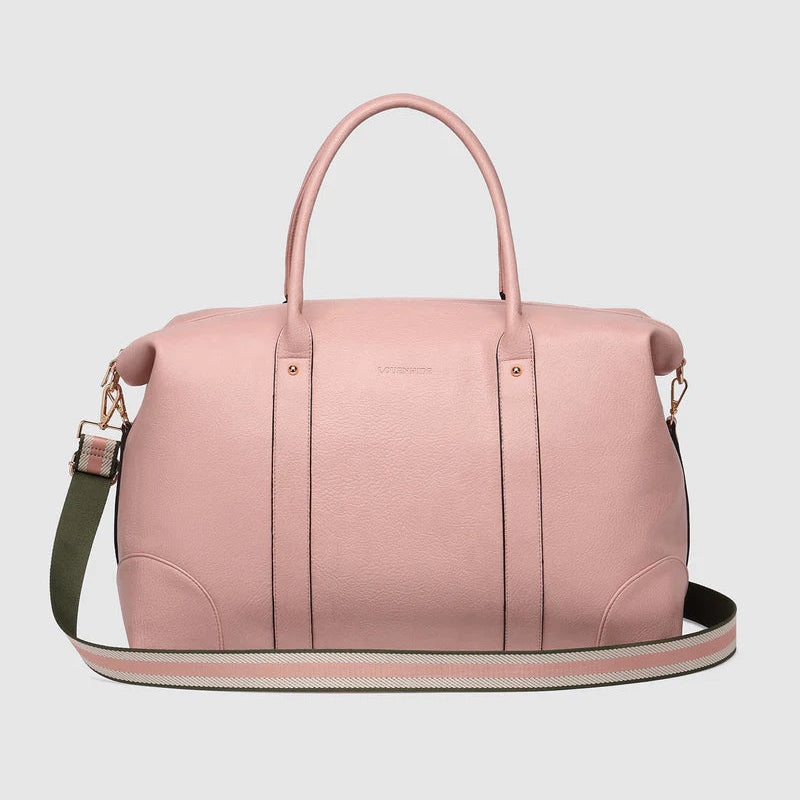 Alexis Weekender Travel Bag Blush Stripe