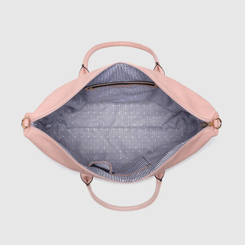 Alexis Weekender Travel Bag Blush Stripe