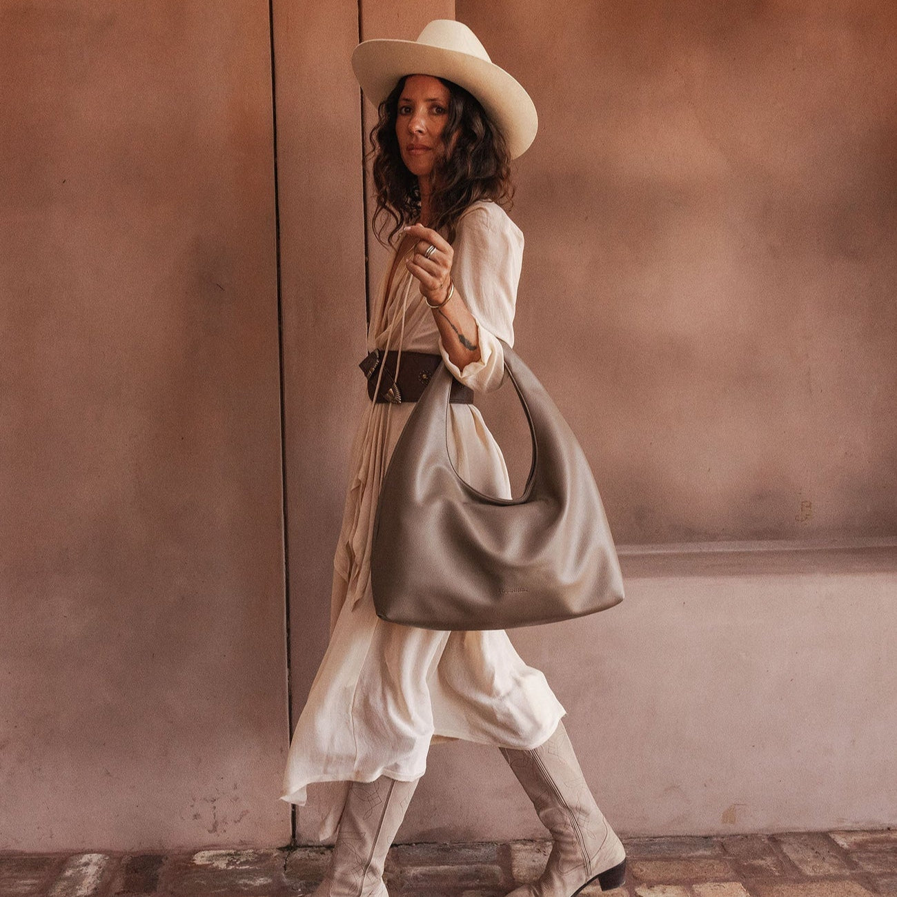 Monaco Shoulder Bag Mocha Mousse