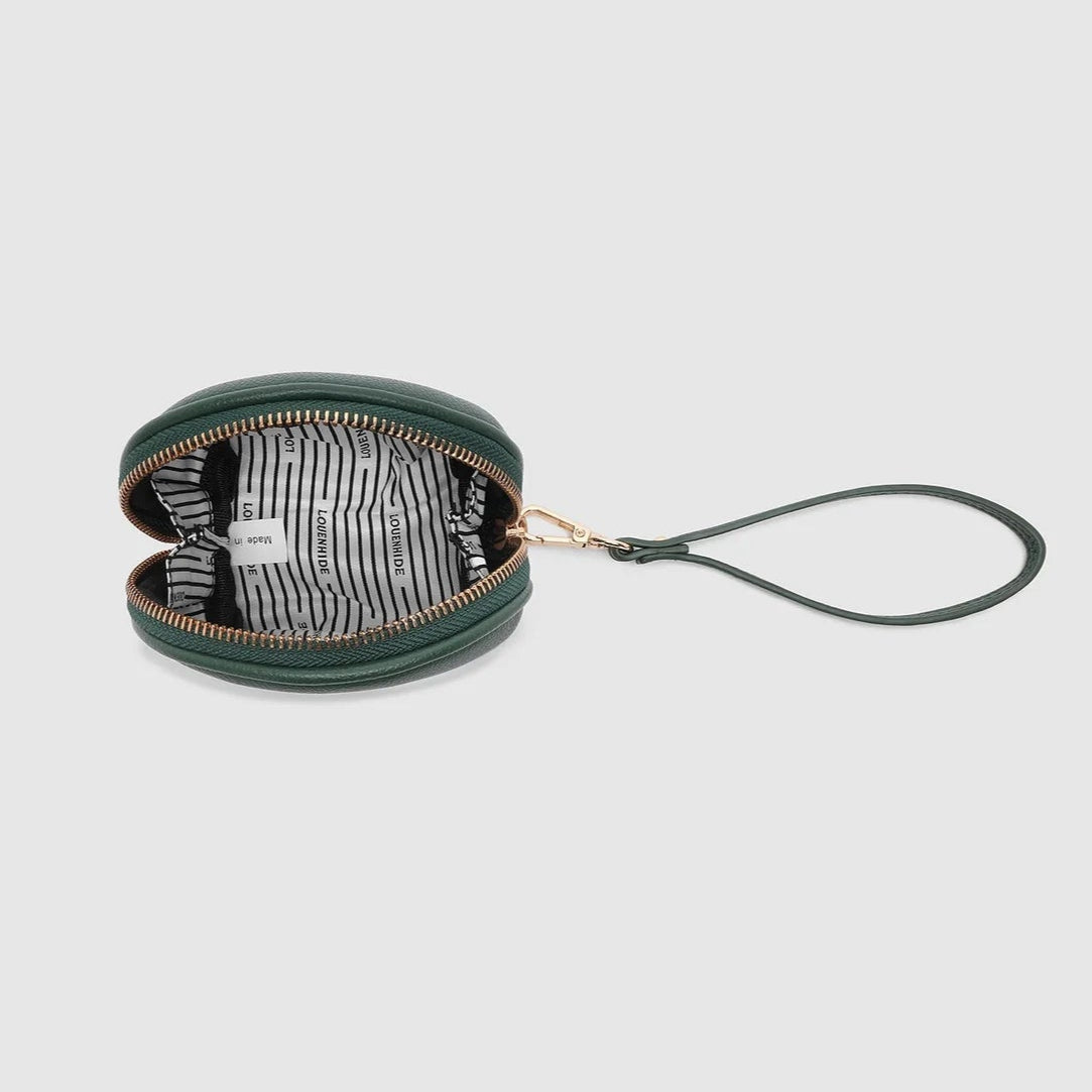 Paige Coin Purse in Forest Green