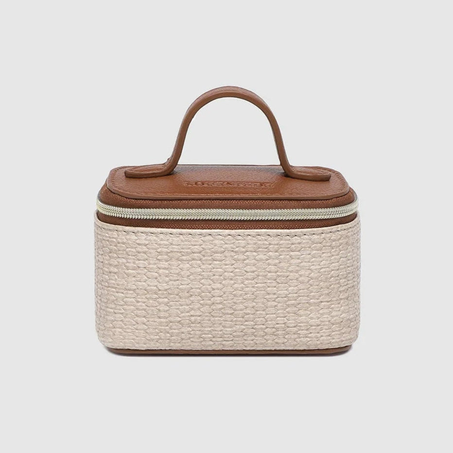 Trudy Jewellery Box in Natural Tan