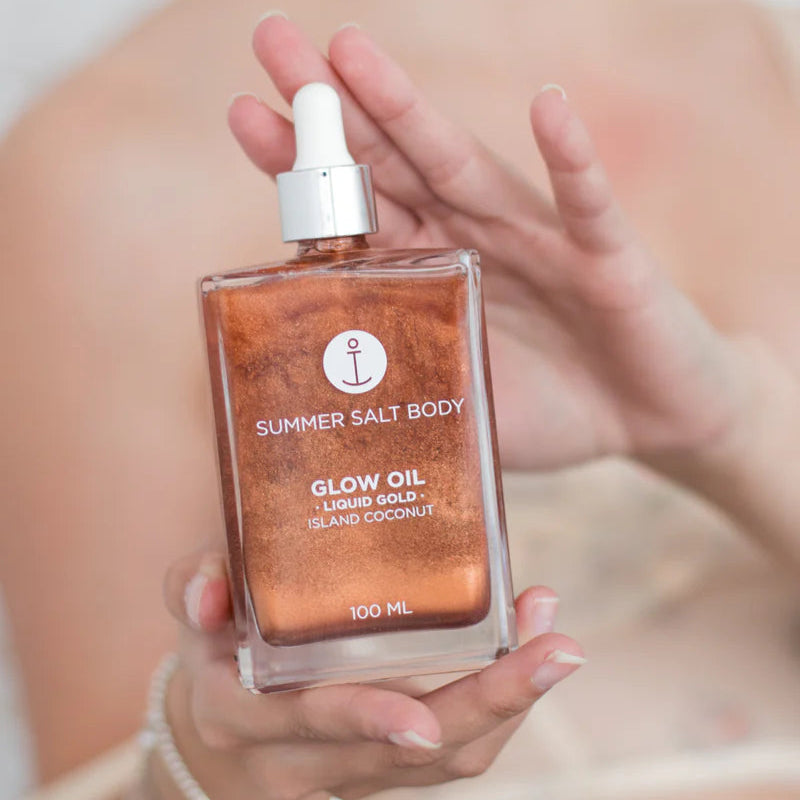 Liquid Gold Glow Oil in Island Coconut