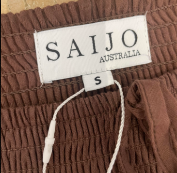 SAIJO Maxi Skirt in Black
