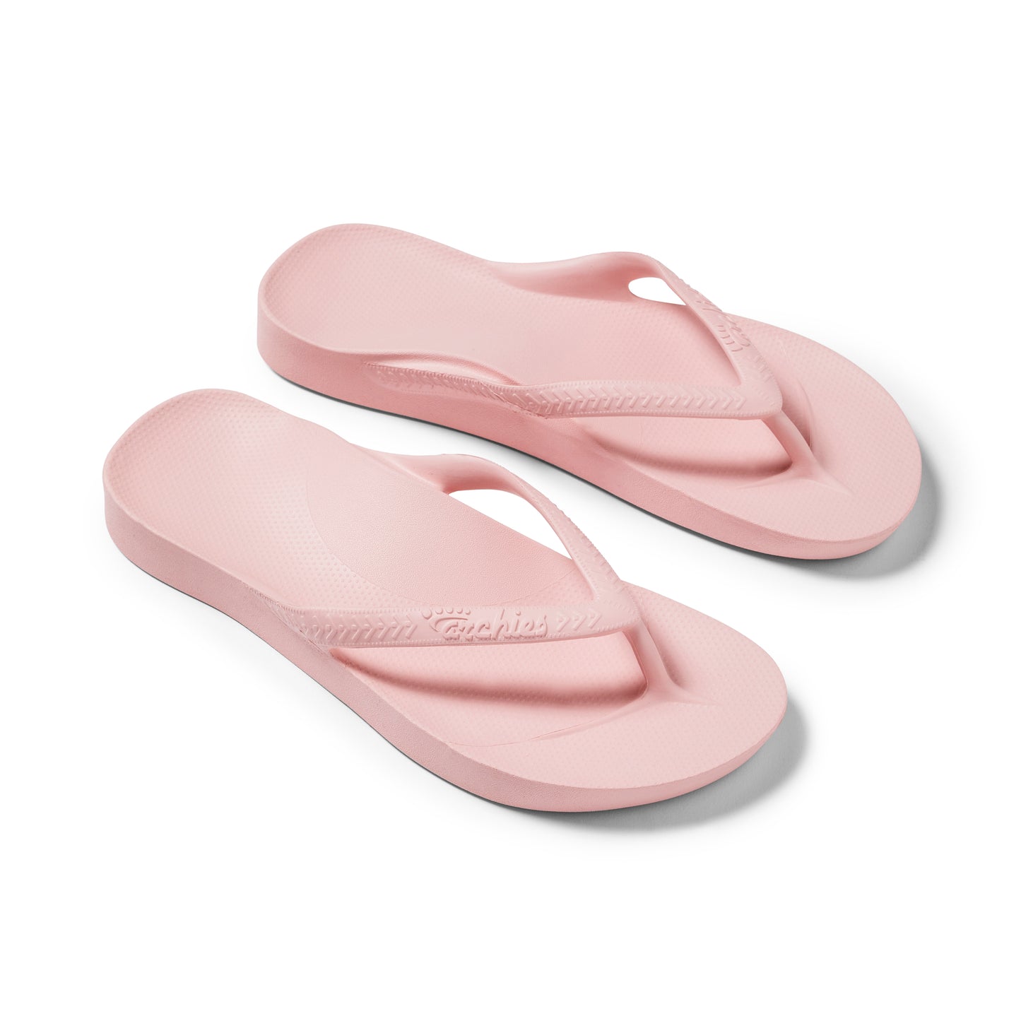 Archies Arch Support Thongs: Pale Pink