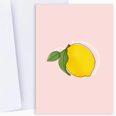 Lemon Greeting Card for all occasions