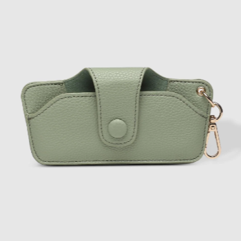 Skittle Sunglass Case Sage Green
