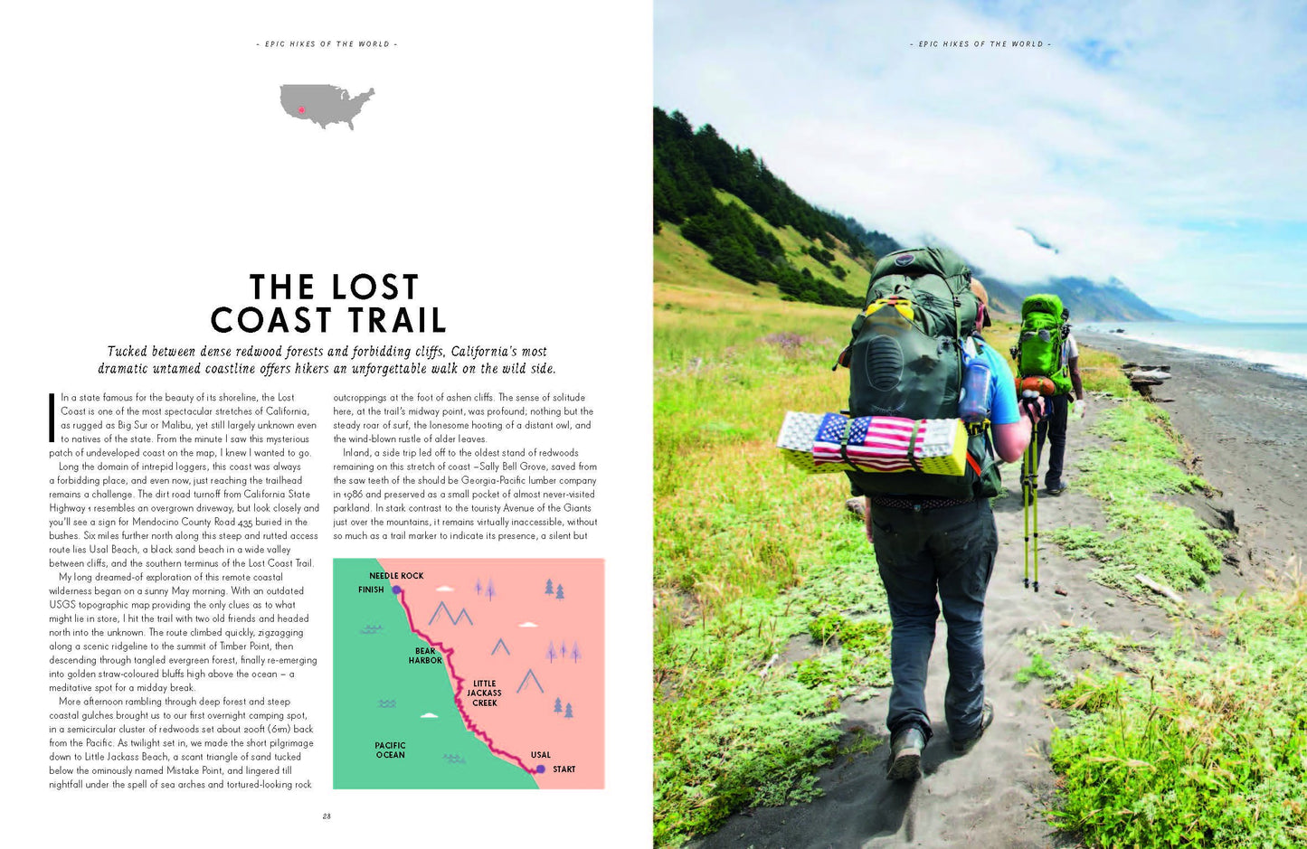 Lonely Planet's Epic Hikes of the World Hardcover