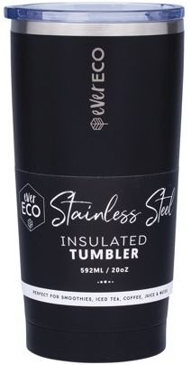 Ever Eco Insulated Tumbler Black 592mL
