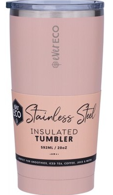 Ever Eco Insulated Tumbler Rose 592mL