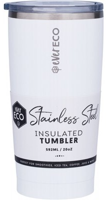 Ever Eco Insulated Tumbler White 592mL