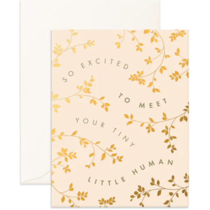So Excited To Meet Your Tiny Human Greeting Card