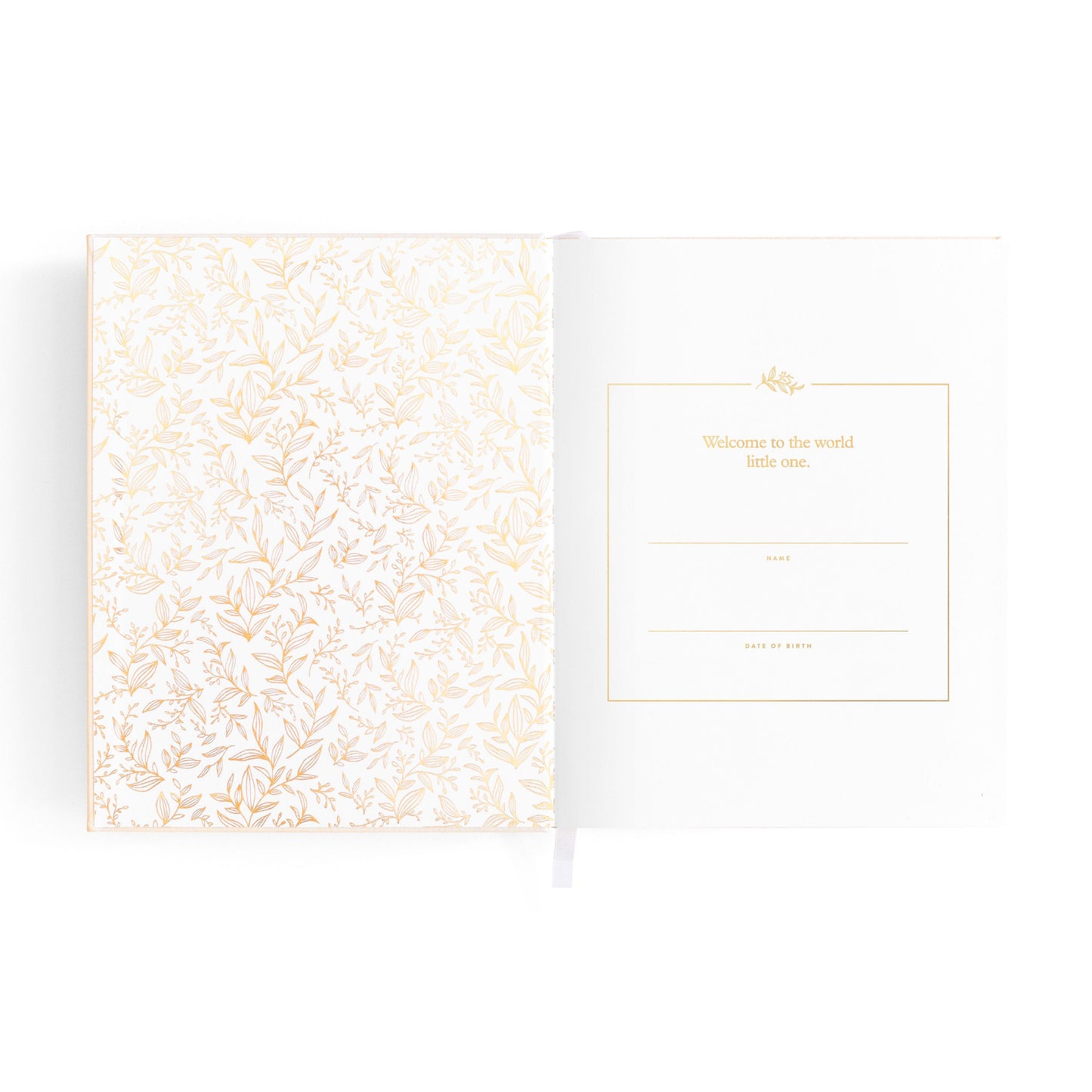 Mini Baby Memories Journal in Oatmeal (Boxed)