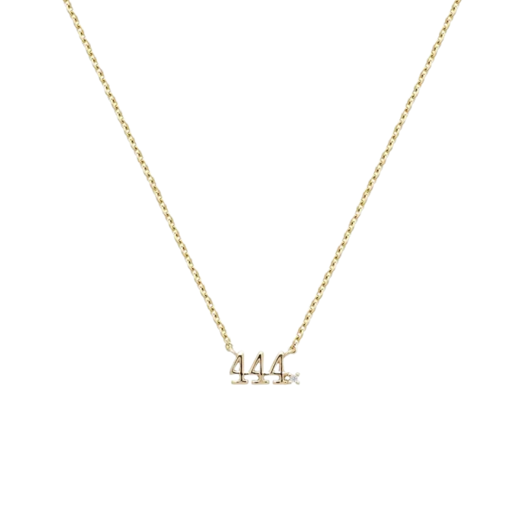 444 Angel Number Necklace