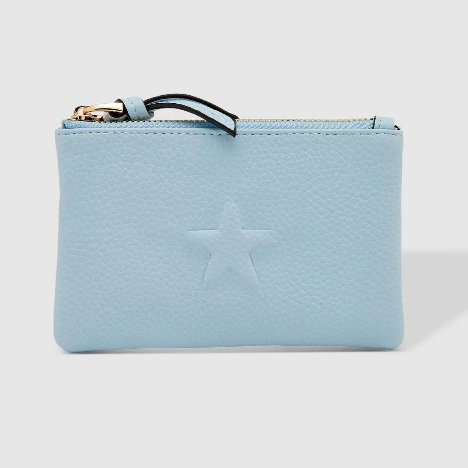 Star Coin Purse Sky Blue