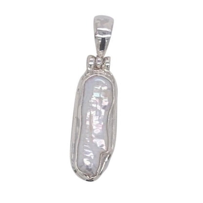 Biwa Freshwater Pearl Pendant Necklace