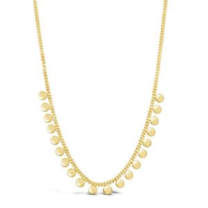 Disc Choker 18K Gold Vermeil Necklace