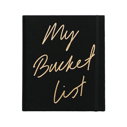 Journal: My Bucket List in Black Cloth