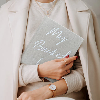 Journal: My Bucket List in Oat Cloth