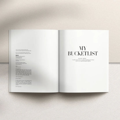 Journal: My Bucket List in Oat Cloth