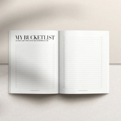 Journal: My Bucket List in Oat Cloth