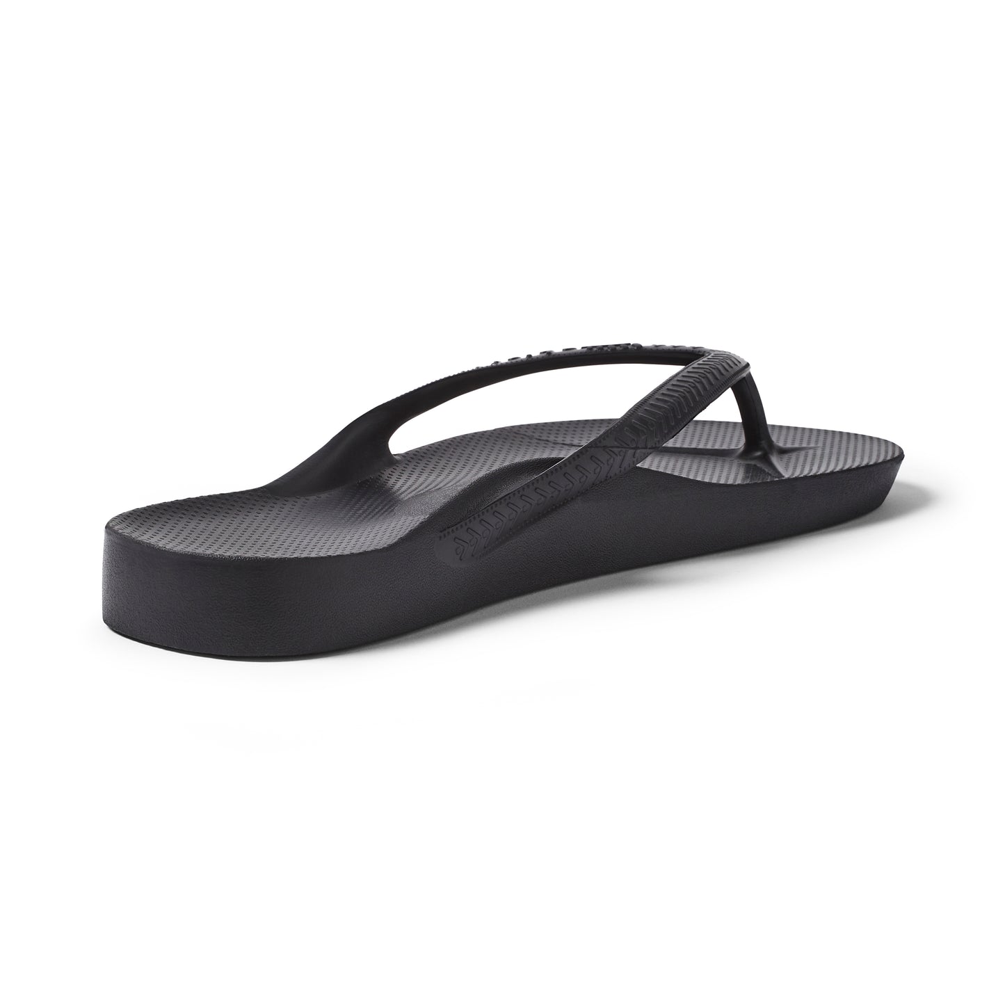 Archies Arch Support Thongs: Black