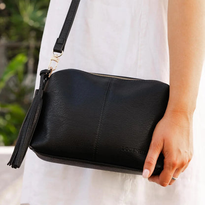 Baby Daisy Crossbody Bag Black