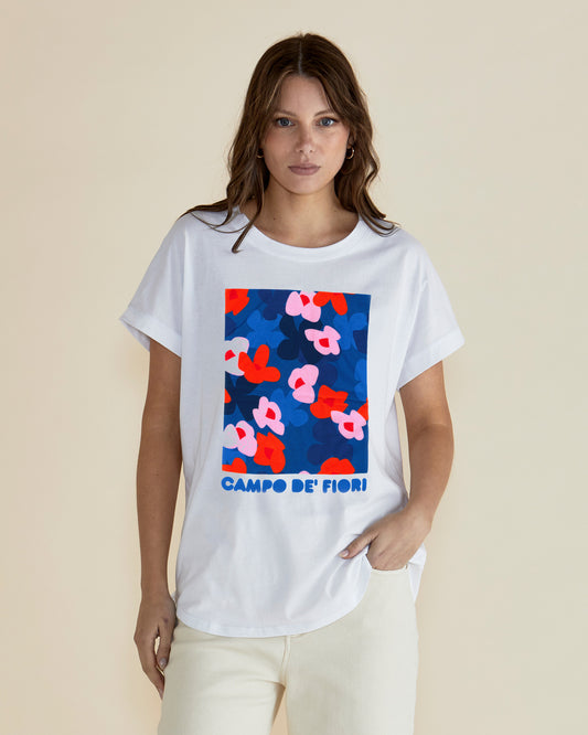 Hailey Short Sleeve Tshirt Campo De Fiori by Betty Basics