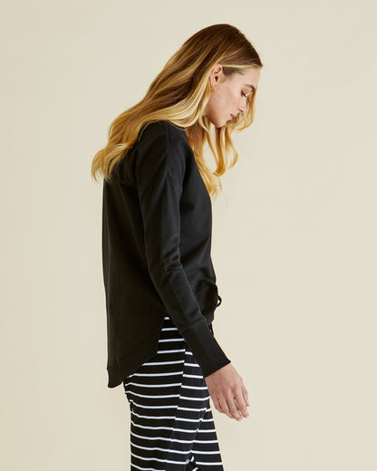 Black Crew Neck by Betty Basics