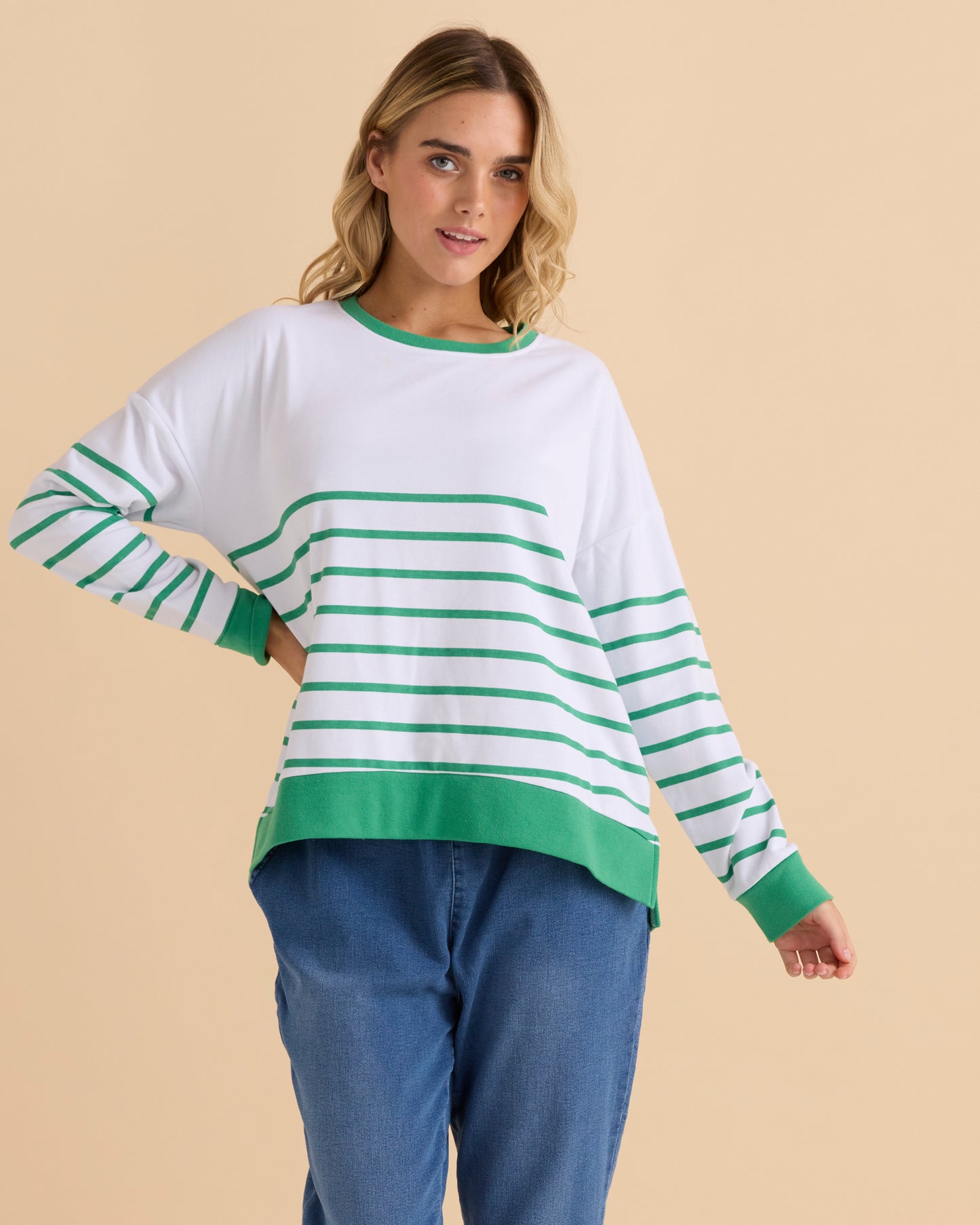 Palma Crew Neck Sweater by Betty Basics