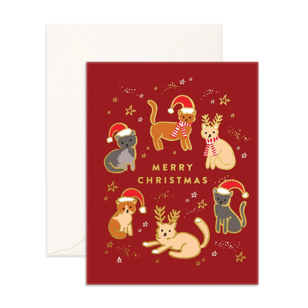 Christmas Cats Christmas Card