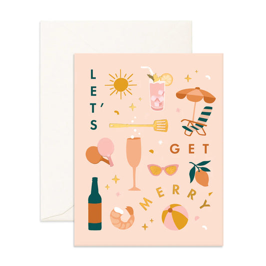 Let's Get Merry Christmas Card