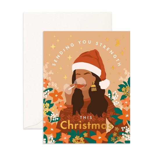 Sending You Strength Christmas Card