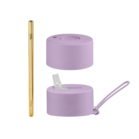 Duo Pack Lids with Straw Frank Green in Lilac Haze