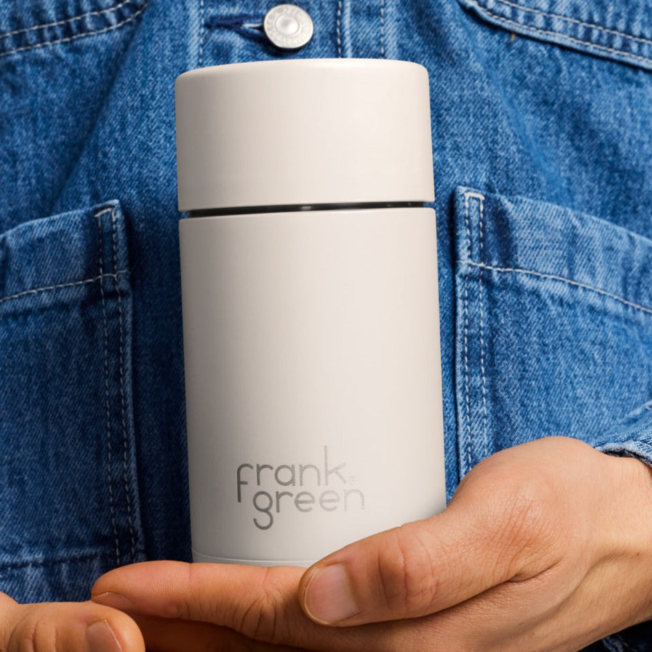 Frank Green Reusable Coffee Cup in Cloud